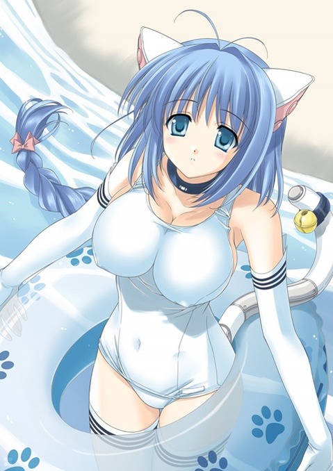 スク水(スクール水着)を着てる可愛い女の子の二次エロ画像①　100枚 76