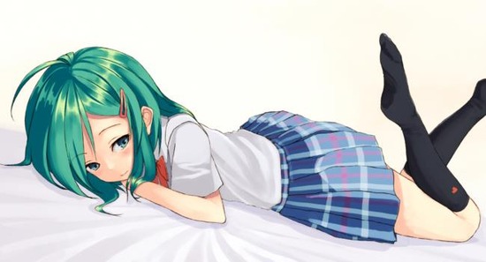 【二次エロ】制服着ている二次キャラのミニスカやパンチラ画像がみたい！ 20