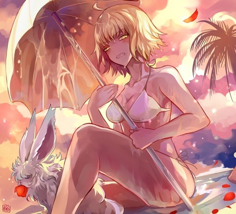 【Fate】ジャンヌ・オルタの二次エロ画　100枚 85