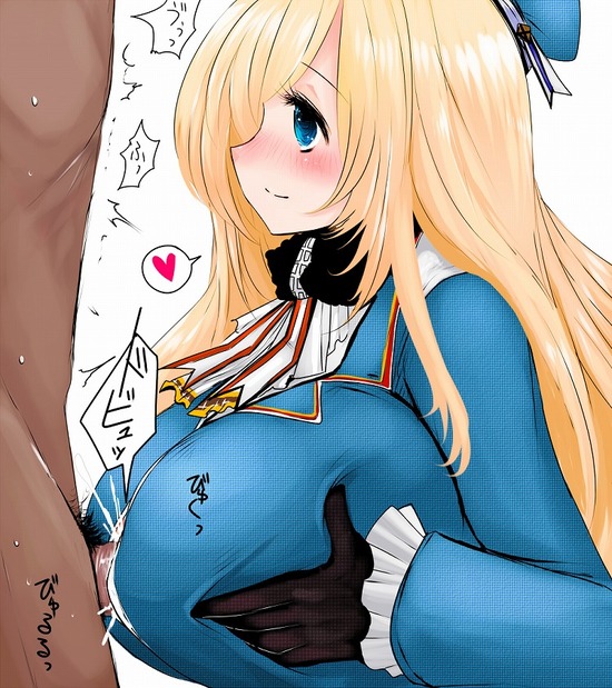 【二次エロ】巨乳なオッパイでおチンチンを挟んであげるお姉さんたちのパイズリ画像がみたい！ 22