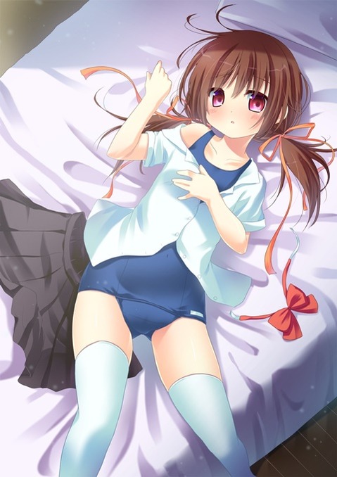 ニーソ・ニーハイを履いた女の子の二次エロ画像⑥　100枚 92