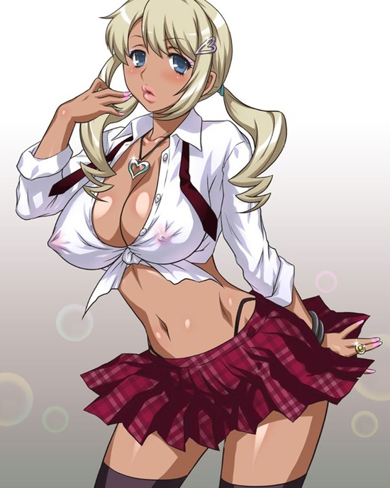 【二次エロ】ギャル達の超デカ乳に挟まれたい願望が生まれるおっぱい画像がみたい！ 3