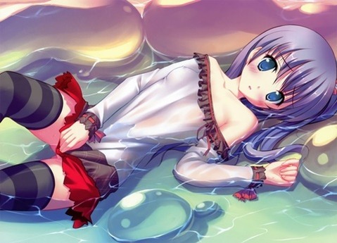 ニーソ・ニーハイを履いた女の子の二次エロ画像⑥　100枚 30