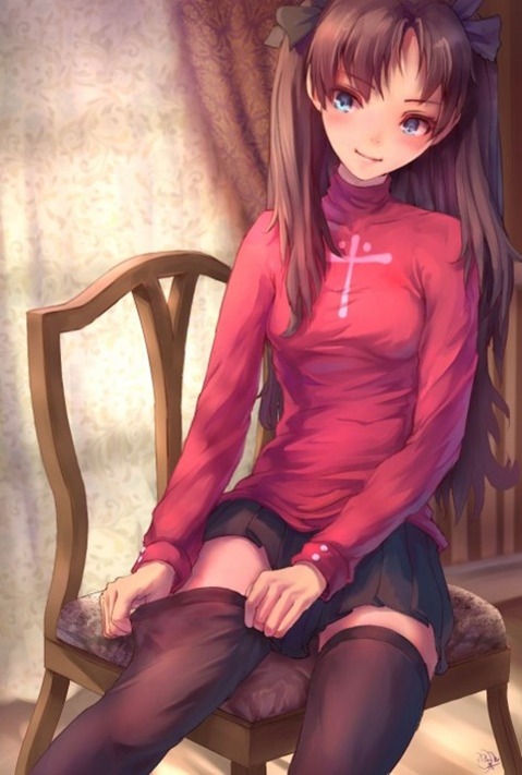 【Fate】遠坂凜の二次エロ画①　100枚 1