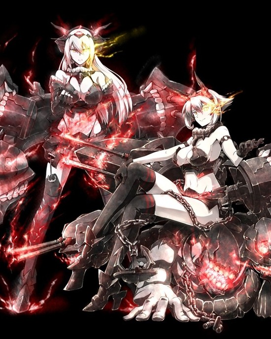 【非エロ】【艦これ】可愛い艦娘が深海棲艦化したカッコイイ系の画像がみたい！② 9