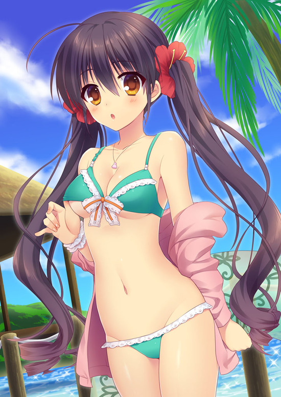 【非エロ】ロリなのに巨乳キャラな女の子のビキニや競泳水着画像がみたい！ 10