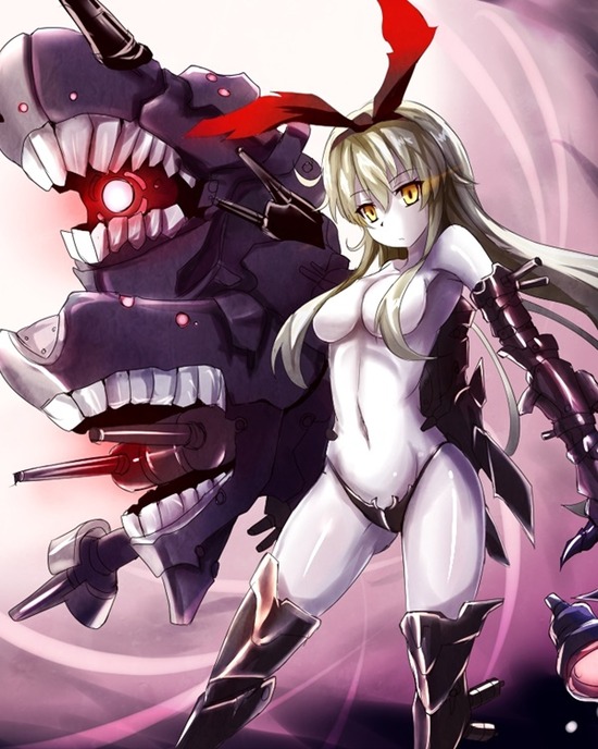 【非エロ】【艦これ】可愛い艦娘が深海棲艦化したカッコイイ系の画像がみたい！① 10