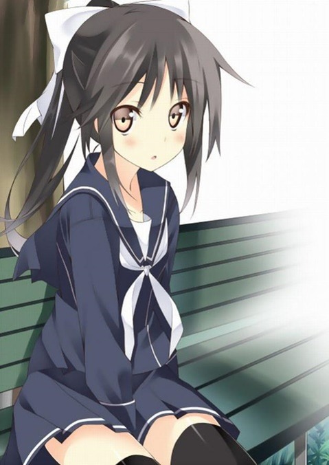 ポニーテールが可愛い女の子の二次エロ画像⑫　25枚 4