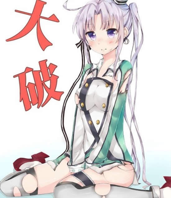 【二次エロ】【艦これ】巨乳＆パイパンまんこがエロすぎる秋津洲ちゃんのセクシー画像がみたい！ 10