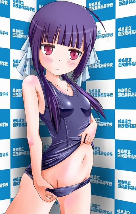 スク水(スクール水着)を着てる可愛い女の子の二次エロ画像④　100枚 3