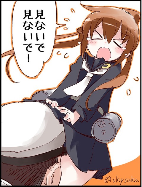 【艦これ】文月の二次エロ画像　90枚【艦隊これくしょん】 76