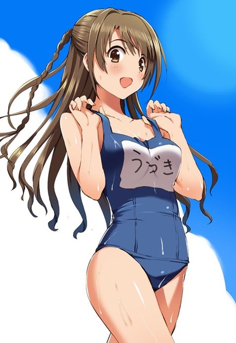 スク水(スクール水着)を着てる可愛い女の子の二次エロ画像⑤　100枚 83
