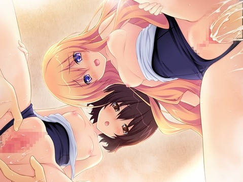 スク水(スクール水着)を着てる可愛い女の子の二次エロ画像③　100枚 87
