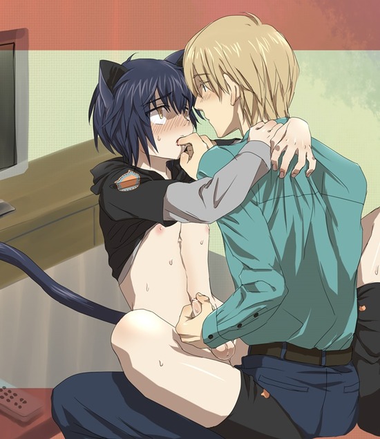 【二次エロ】【ショタ】猫耳をつけたショタがセクシーな表情をしちゃう可愛いらしい画像がみたい！ 22