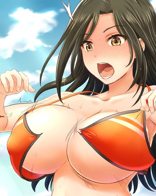 【二次エロ】巨乳を強調した二次キャラのボインなおっぱい画像がみたい！ 10