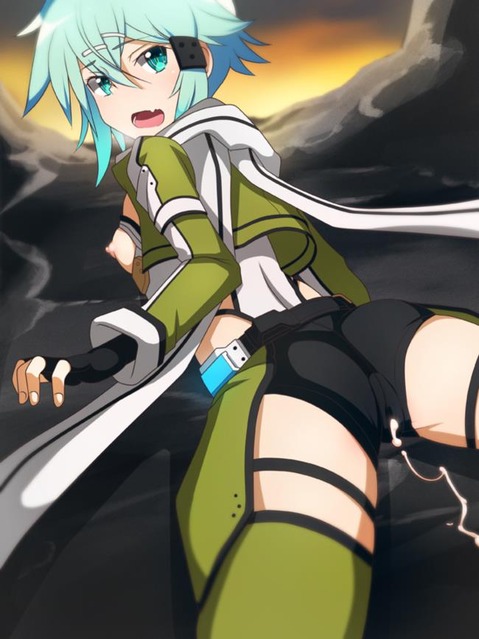 【SAO】シノン(朝田詩乃)のエロ画像　100枚【ソードアート・オンライン】 88