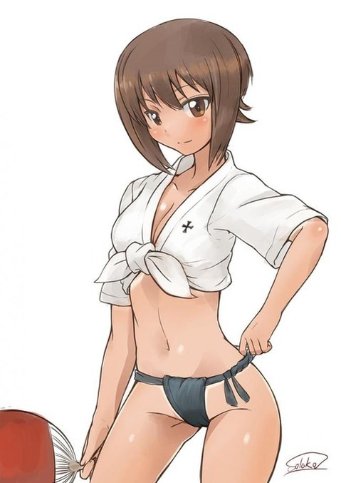 【ガルパン】西住まほの二次エロ画像　50枚【ガールズ＆パンツァー】 40