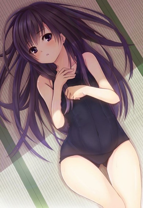 スク水(スクール水着)を着てる可愛い女の子の二次エロ画像⑤　100枚 37
