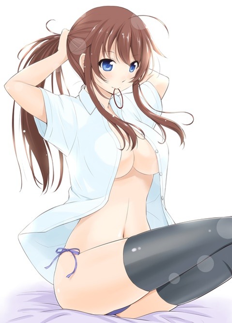ポニーテールが可愛い女の子の二次エロ画像①　25枚 9