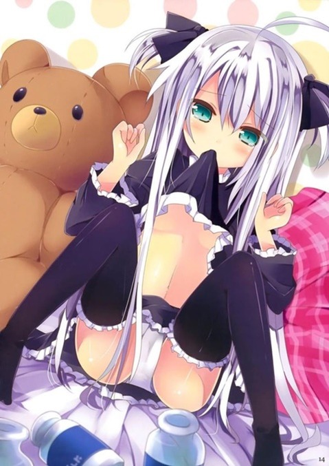 ニーソ・ニーハイを履いた女の子の二次エロ画像④　100枚 57