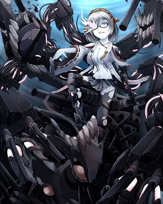 【非エロ】【艦これ】可愛い艦娘が深海棲艦化したカッコイイ系の画像がみたい！② 2