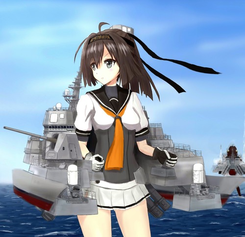 【非エロ】【二次】【艦これ】駆逐艦、秋月（あきづき）の制服コスチューム画像がみたい！ 3