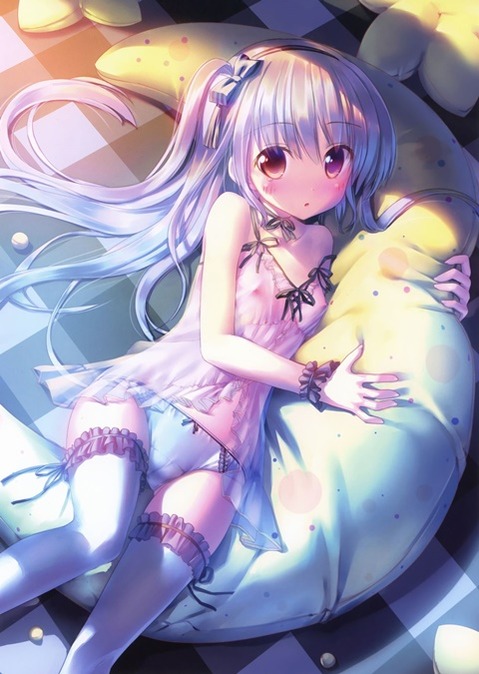 ニーソ・ニーハイを履いた女の子の二次エロ画像②　100枚 77