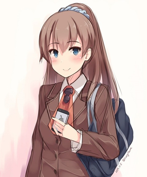 ポニーテールが可愛い女の子の二次エロ画像⑯　25枚 7