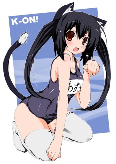 スク水(スクール水着)を着てる可愛い女の子の二次エロ画像⑤　100枚 84