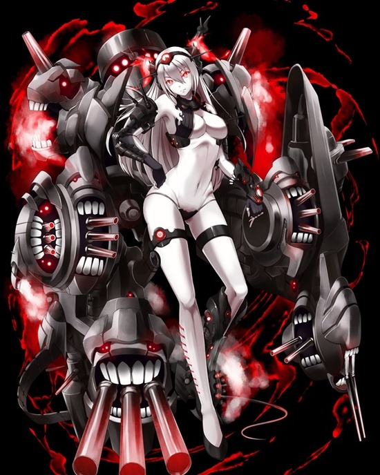 【非エロ】【艦これ】可愛い艦娘が深海棲艦化したカッコイイ系の画像がみたい！② 8