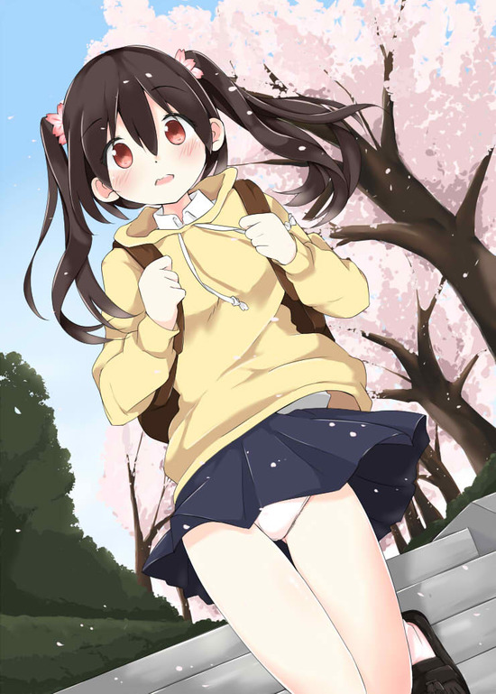 【二次エロ】制服着ている二次キャラのミニスカやパンチラ画像がみたい！ 10