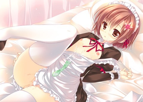 ニーソ・ニーハイを履いた女の子の二次エロ画像⑥　100枚 80