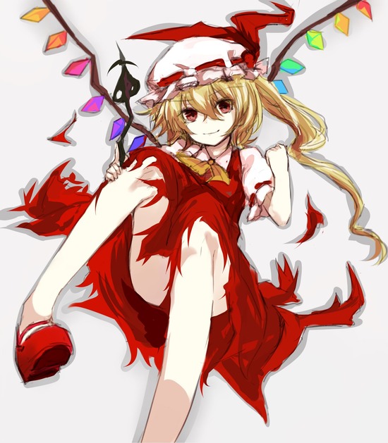 【二次エロ】【東方】フランドール・スカーレットちゃんのセクシャルパンティー丸見えで可愛く恥じらう乙女チックな画像まとめｗｗｗ２ 8