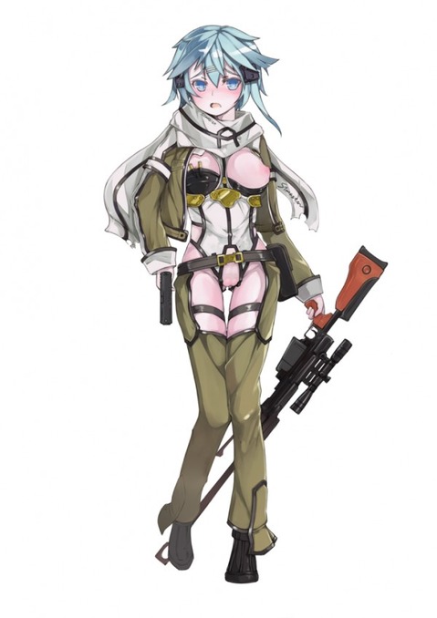 【SAO】シノン(朝田詩乃)のエロ画像　100枚【ソードアート・オンライン】 8