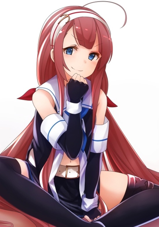 【非エロ】【二次画像】可愛い艦これ娘「江風ちゃん」のピンク髪に萌えキュンな画像がみたい！① 11