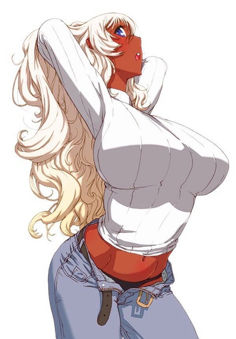 褐色肌がセクシーな女の子の二次エロ画像⑤　100枚 73