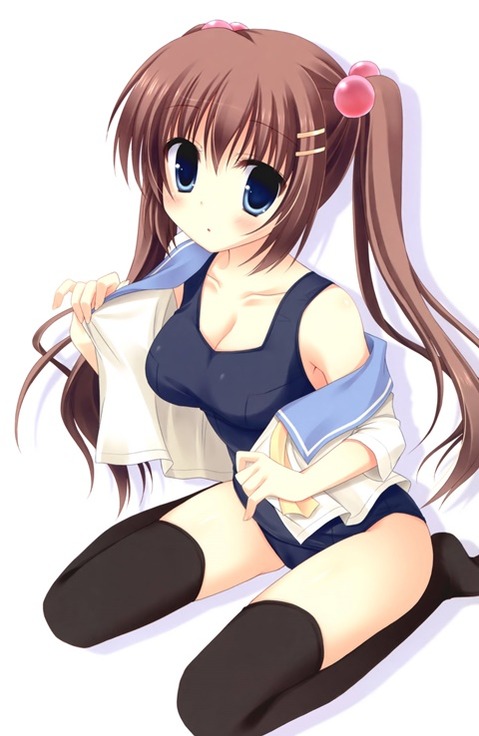 スク水(スクール水着)を着てる可愛い女の子の二次エロ画像③　100枚 76