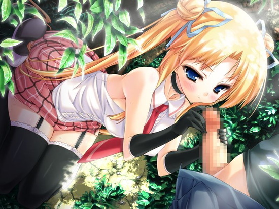 【二次エロ】おチンチン大好きな女の子たちがぶっかけ覚悟でご奉仕している画像がみたい！ 4