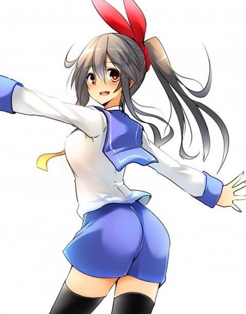 ポニーテールが可愛い女の子の二次エロ画像⑳　25枚 22
