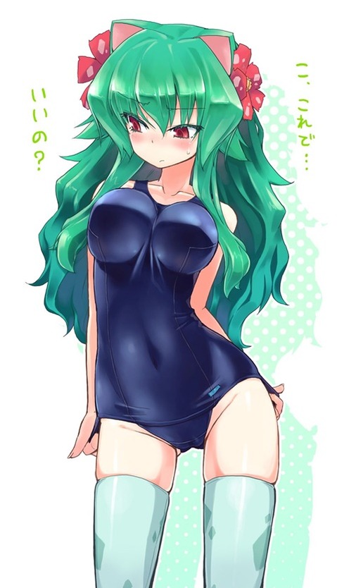スク水(スクール水着)を着てる可愛い女の子の二次エロ画像⑤　100枚 46