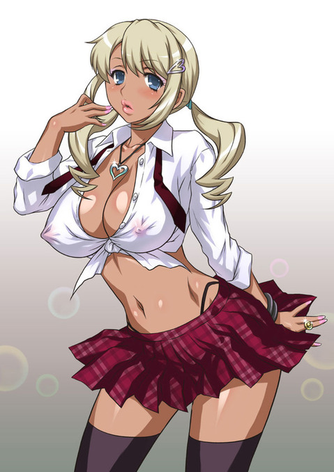 ビッチそうなギャルの二次エロ画像⑰　25枚 16