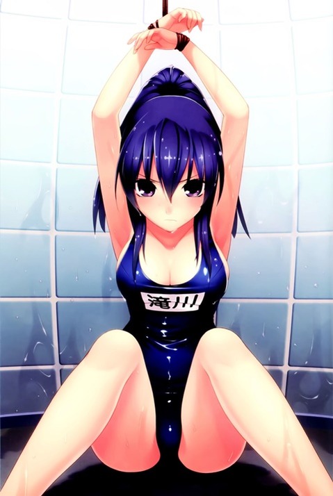 スク水(スクール水着)を着てる可愛い女の子の二次エロ画像⑥　100枚 64