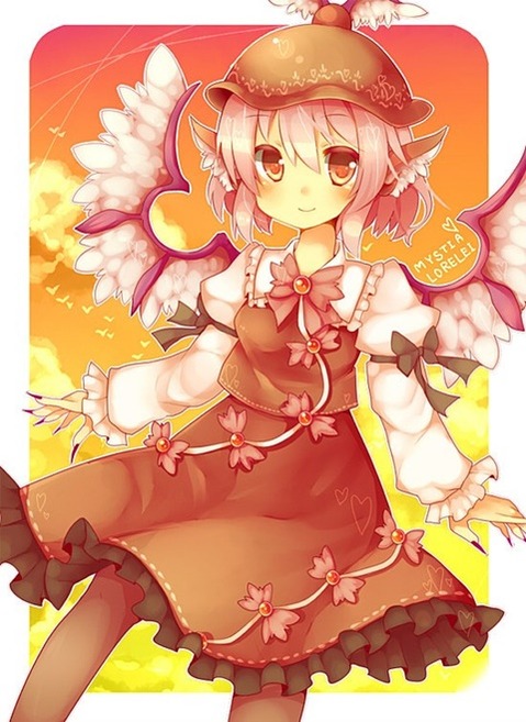 【東方】ミスティア・ローレライ(みすちー)の二次エロ画像③　100枚【東方Project】 54