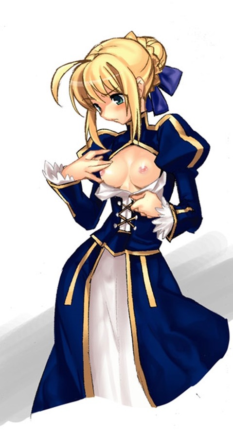 【Fate】セイバーの二次エロ画④　100枚 37