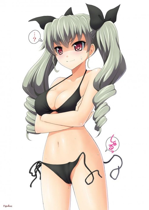 【ガルパン】アンチョビ(安斎千代美)の二次エロ画像　50枚【ガールズ＆パンツァー】 44