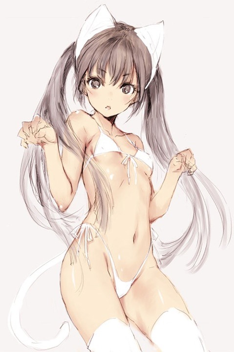 貧乳・微乳・ちっぱいな女の子の二次エロ画像㉜　25枚 8