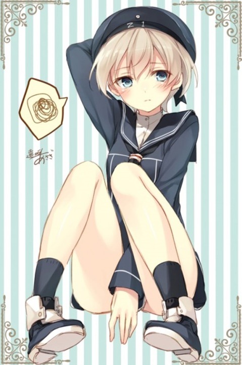 【艦これ】レーベレヒト・マース(Z1・Leberecht Maass)の二次エロ画像　80枚【艦隊これくしょん】 9