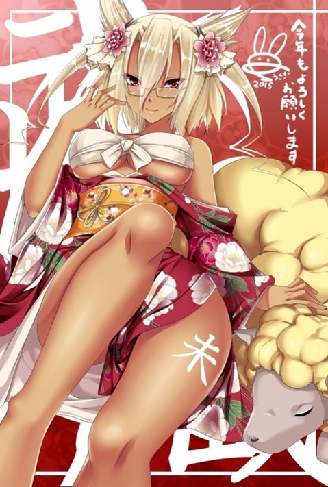 褐色肌がセクシーな女の子の二次エロ画像②　100枚 39