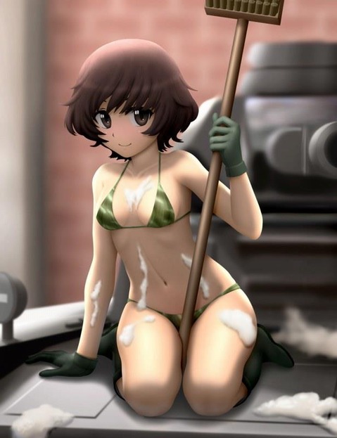 【ガルパン】秋山優花里の二次エロ画像　100枚【ガールズ＆パンツァー】 57