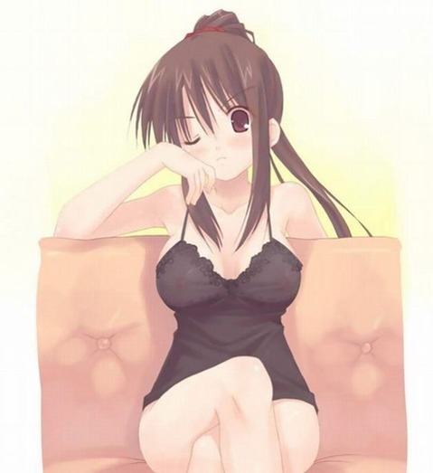 ポニーテールが可愛い女の子の二次エロ画像⑫　25枚 12